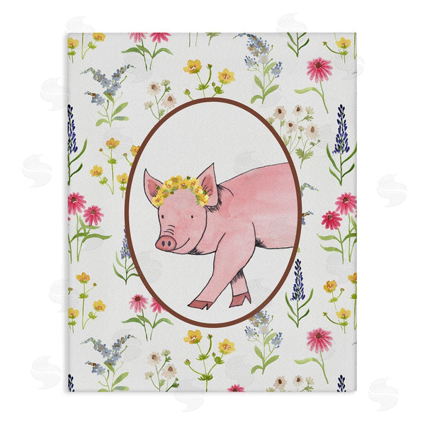 stupell industries Nina Jacobs | Farm Friends Pig & Herbs