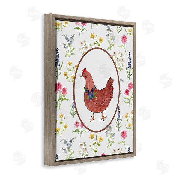 Stupell Industries Nina Jacobs | Farm Friends Rooster & Herbs