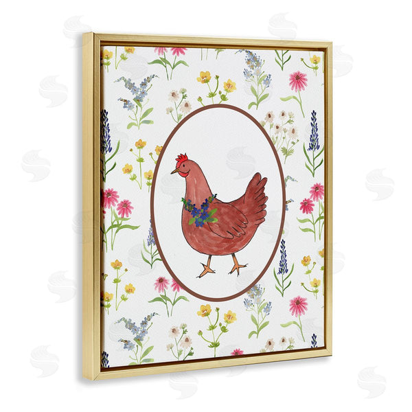 Stupell Industries Nina Jacobs | Farm Friends Rooster & Herbs