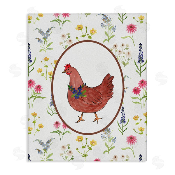 stupell industries Nina Jacobs | Farm Friends Rooster & Herbs