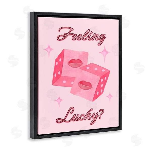 Stupell Industries Nina Jacobs | Feeling Lucky? Dice Wall Art