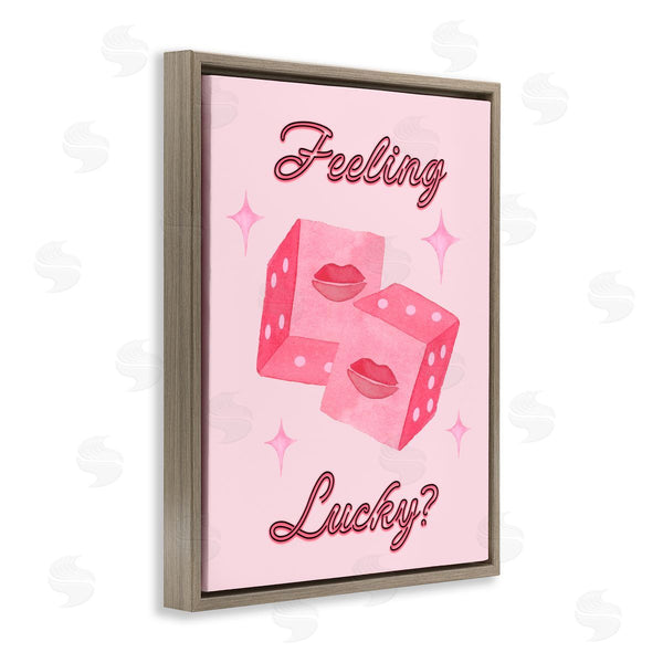 Stupell Industries Nina Jacobs | Feeling Lucky? Dice Wall Art