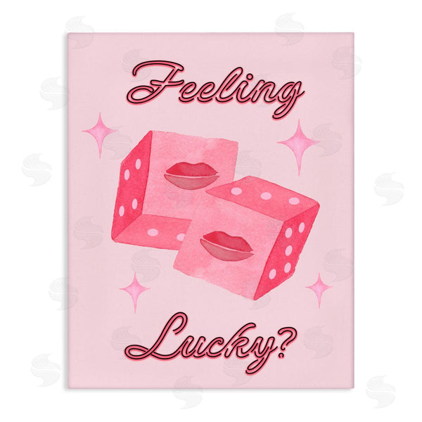 Stupell Industries Nina Jacobs | Feeling Lucky? Dice Wall Art