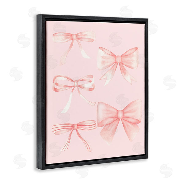 Stupell Industries Nina Jacobs | Graceful Feminine Pink Ribbons