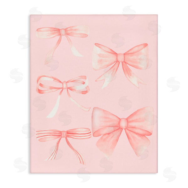 stupell industries Nina Jacobs | Graceful Feminine Pink Ribbons