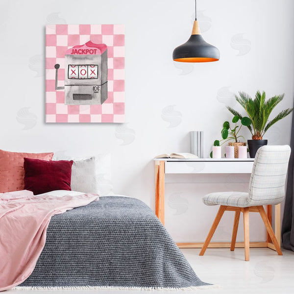 Stupell Industries Nina Jacobs | Jackpot Slot Machine Wall Art