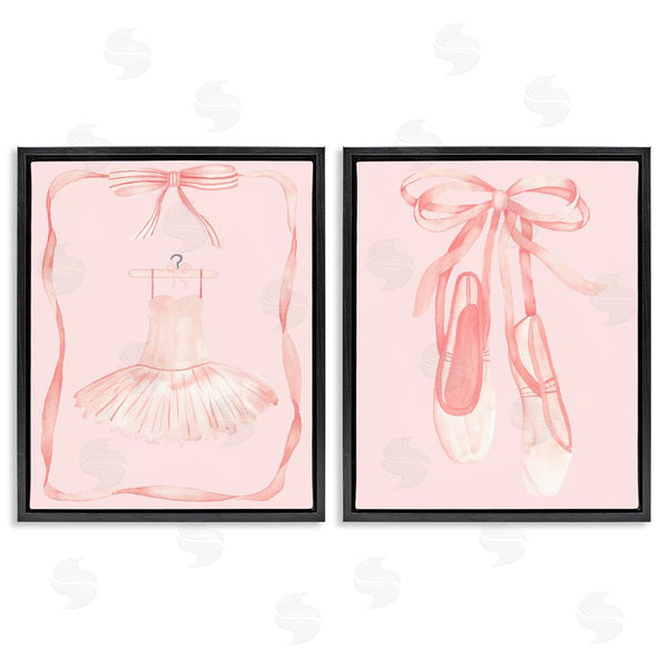Stupell Industries Nina Jacobs | Pastel Ballerina Dress & Slippers
