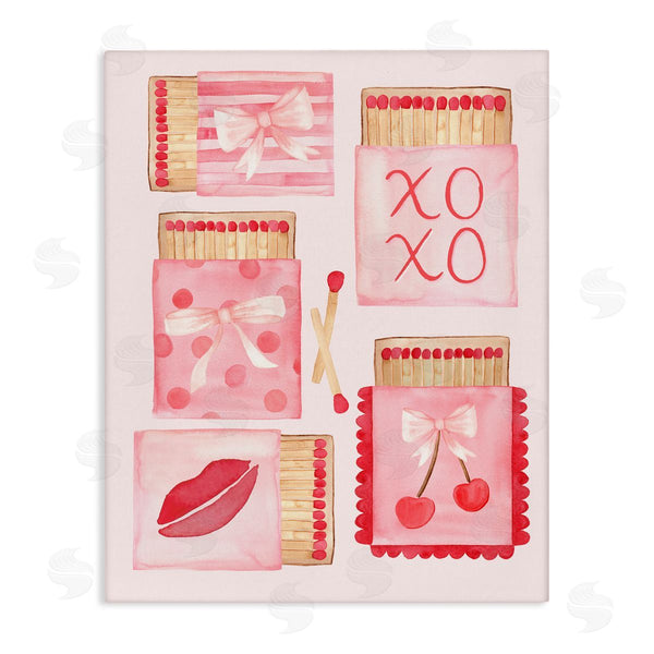 stupell industries Nina Jacobs | Pink Glam Matchbook Composition