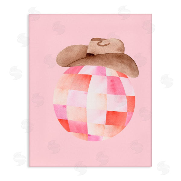 stupell industries Nina Jacobs | Rosy Disco Cowgirl Hat Wall Art