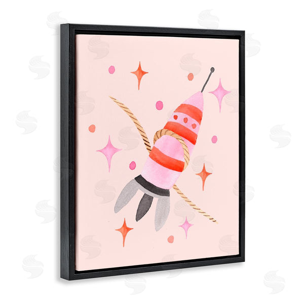 Stupell Industries Nina Jacobs | Spaceship With Lasso Wall Art