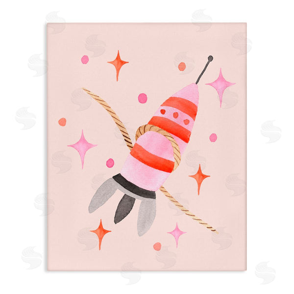 stupell industries Nina Jacobs | Spaceship with Lasso Wall Art
