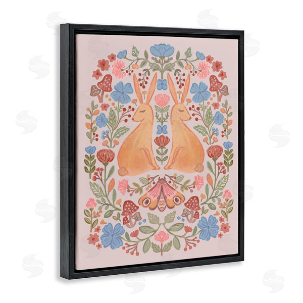 Stupell Industries Nina Muis Surface Design | Autumnal Folk Rabbits
