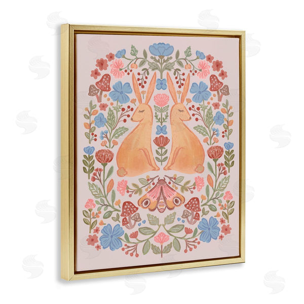 Stupell Industries Nina Muis Surface Design | Autumnal Folk Rabbits