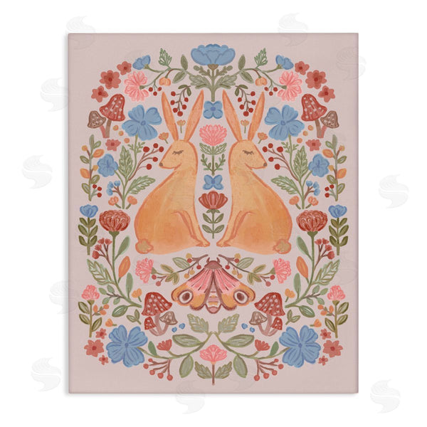 stupell industries Nina Muis Surface Design | Autumnal Folk Rabbits