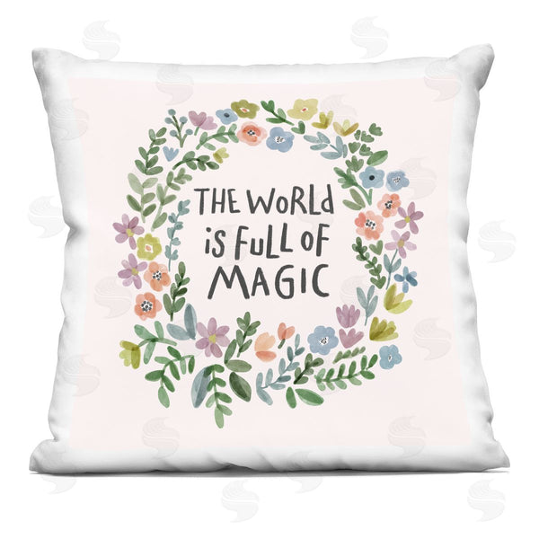 stupell industries Nina Muis Surface Design | Full Of Magic Printed Throw Pillow