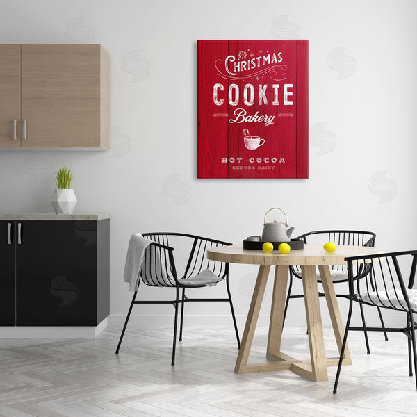 Stupell Industries Nina Pierce | Christmas Cookie Bakery Holiday Advertisement Festive Cocoa Wall Art