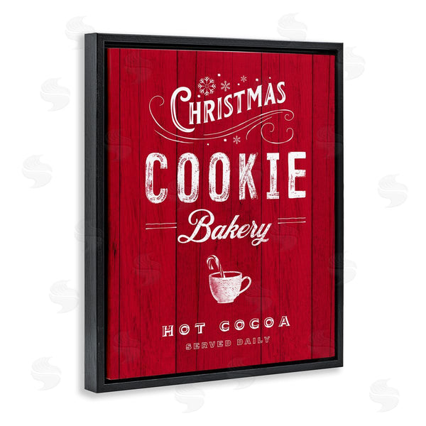 Stupell Industries Nina Pierce | Christmas Cookie Bakery Holiday Advertisement Festive Cocoa Wall Art