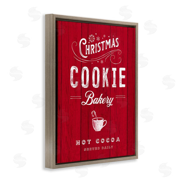Stupell Industries Nina Pierce | Christmas Cookie Bakery Holiday Advertisement Festive Cocoa Wall Art