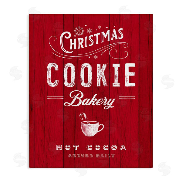 stupell industries Nina Pierce | Christmas Cookie Bakery Holiday Advertisement Festive Cocoa Wall Art