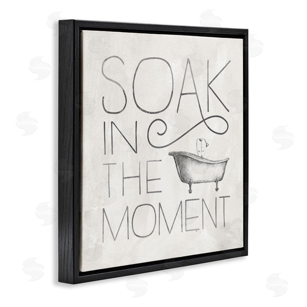Stupell Industries Nina Pierce | Vintage Bathroom Soak Phrase