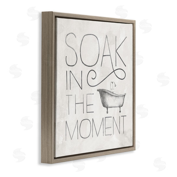 Stupell Industries Nina Pierce | Vintage Bathroom Soak Phrase