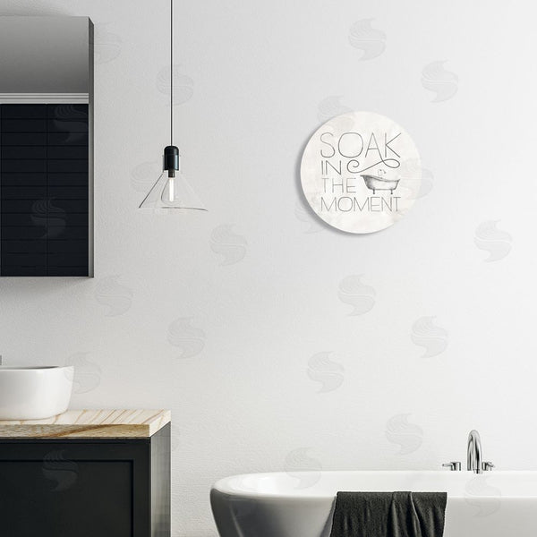 Stupell Industries Nina Pierce | Vintage Bathroom Tub Soak In The Moment Phrase Wall Art