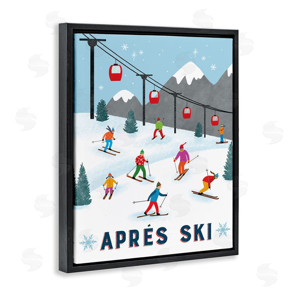 Stupell Industries Nina Seven | Apres Ski Winter Slopes