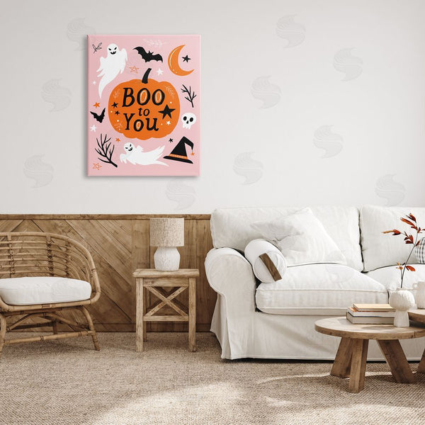 Stupell Industries Nina Seven | Boo To You Halloween Elements Wall Art