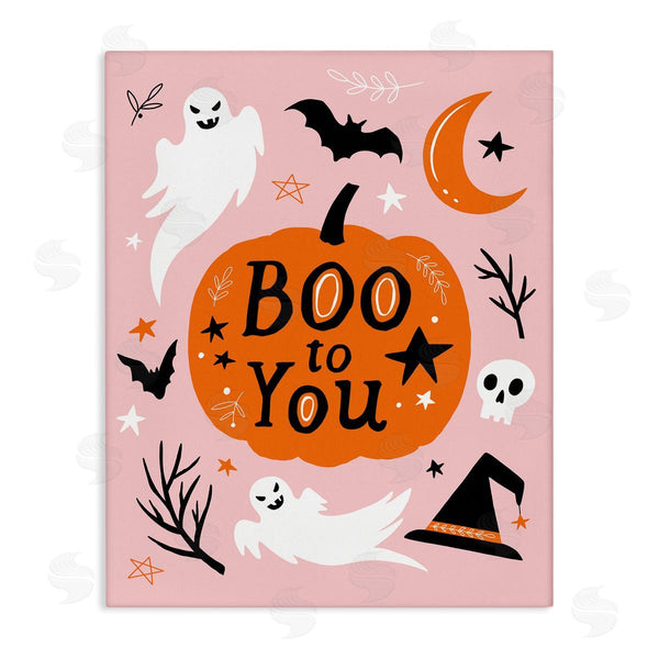 stupell industries Nina Seven | Boo to You Halloween Elements Wall Art