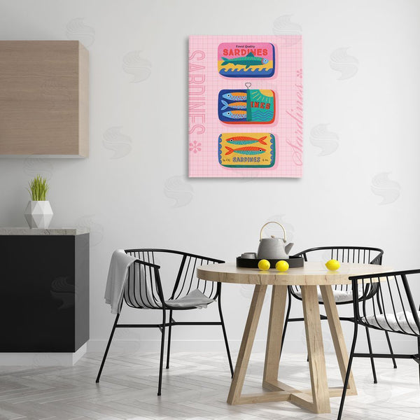 Stupell Industries Nina Seven | Bright Sardine Can Designs Wall Art