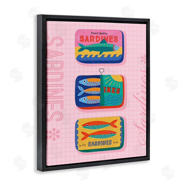 Stupell Industries Nina Seven | Bright Sardine Can Designs Wall Art