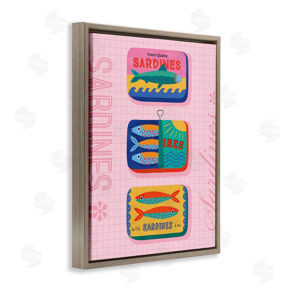 Stupell Industries Nina Seven | Bright Sardine Can Designs Wall Art
