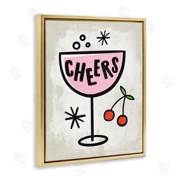 Stupell Industries Nina Seven | Cheers Drink & Cherries
