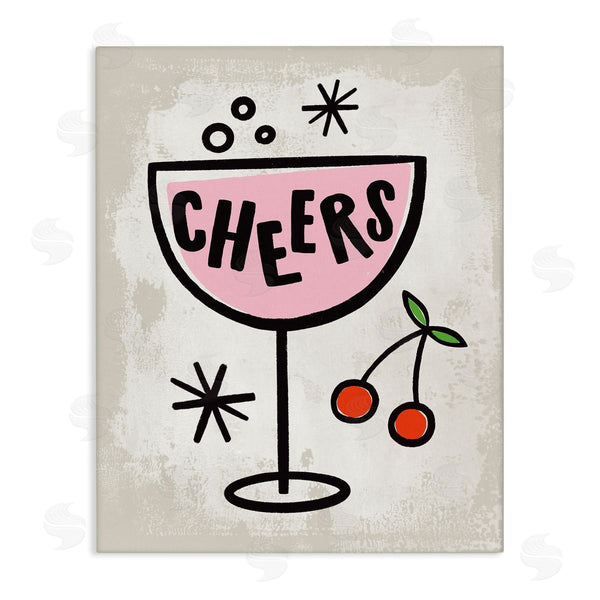 stupell industries Nina Seven | Cheers Drink & Cherries