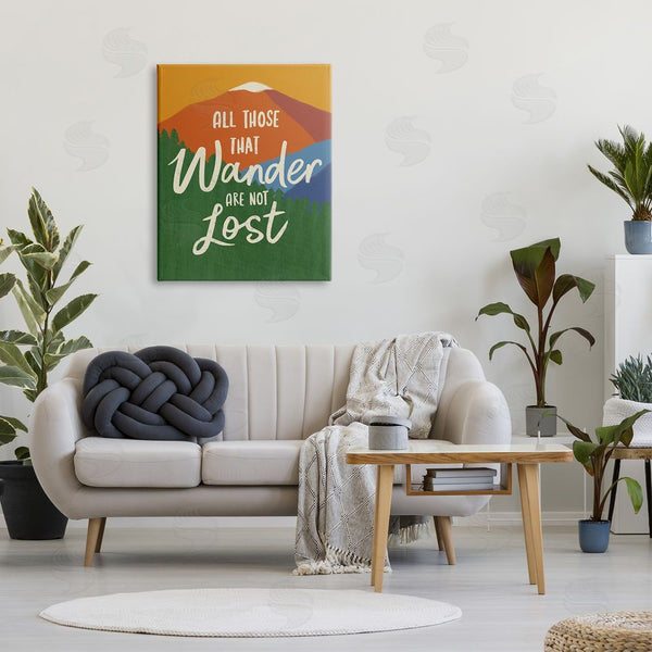 Stupell Industries Nina Seven | Inspiring Adventure Quote Mountain Wilderness Scene Wall Art