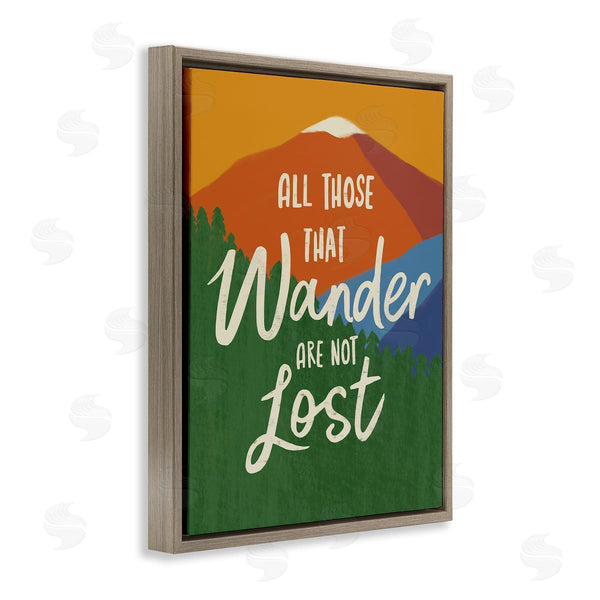 Stupell Industries Nina Seven | Inspiring Adventure Quote Mountain Wilderness Scene Wall Art