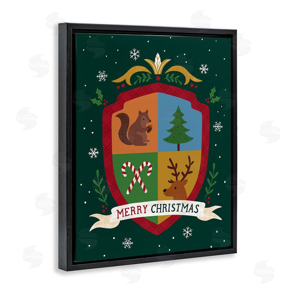 Stupell Industries Nina Seven | Merry Christmas Woodland Crest