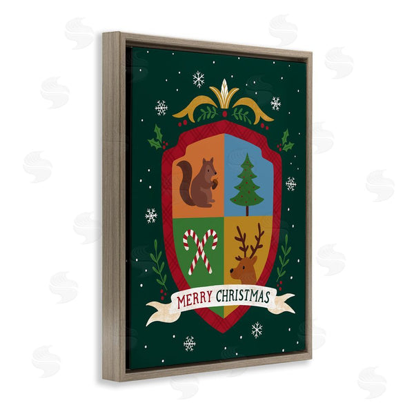 Stupell Industries Nina Seven | Merry Christmas Woodland Crest