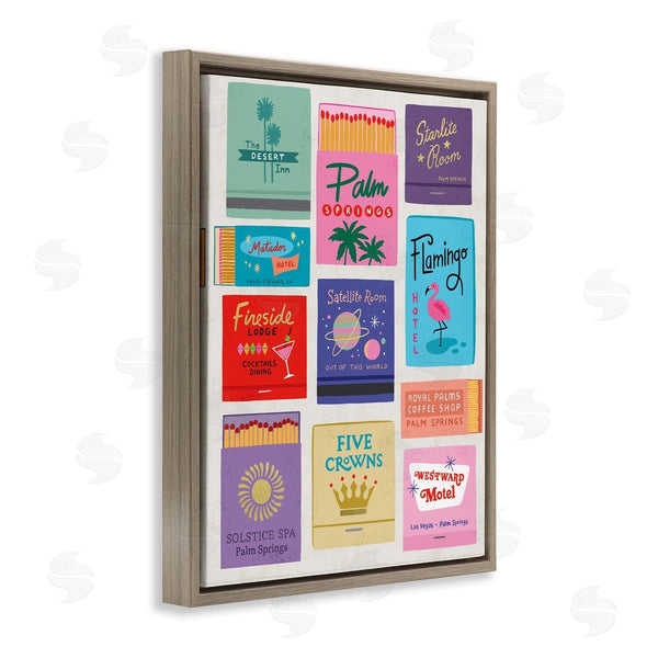 Stupell Industries Nina Seven | Retro Glam Matchbooks