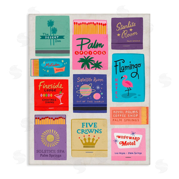stupell industries Nina Seven | Retro Glam Matchbooks