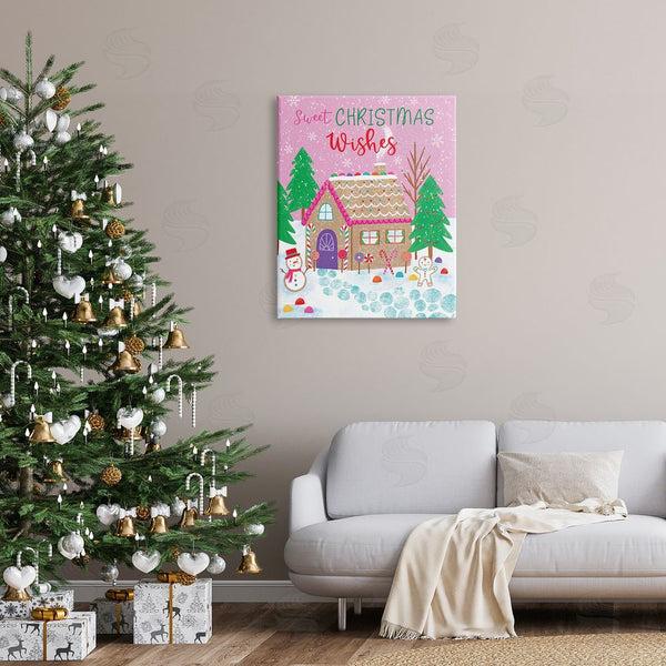 Stupell Industries Nina Seven | Sweet Christmas Gingerbread House Wall Art