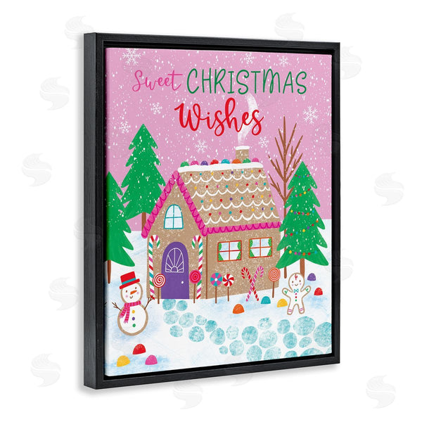 Stupell Industries Nina Seven | Sweet Christmas Gingerbread House Wall Art