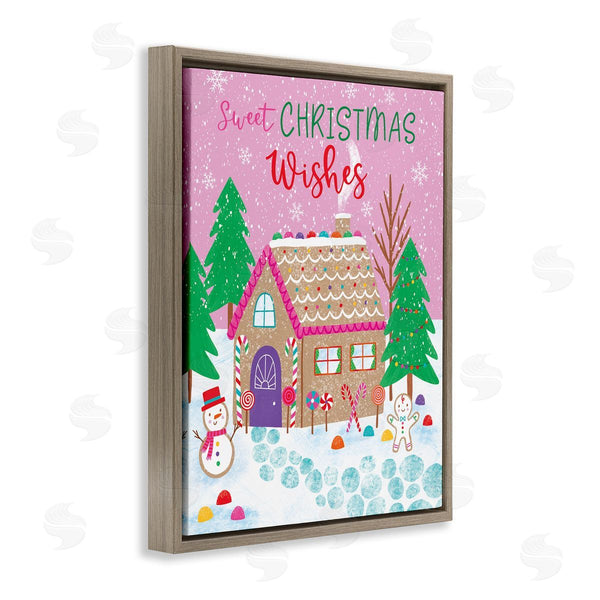Stupell Industries Nina Seven | Sweet Christmas Gingerbread House Wall Art