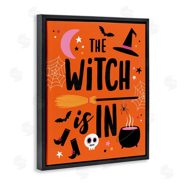 Stupell Industries Nina Seven | Witch Is In Bold Cauldron Phrase Wall Art