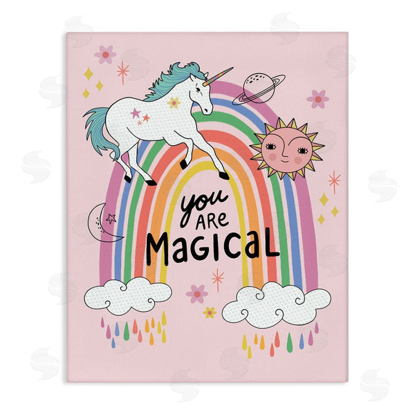 stupell industries Nina Seven | You Are Magical Unicorn Rainbow