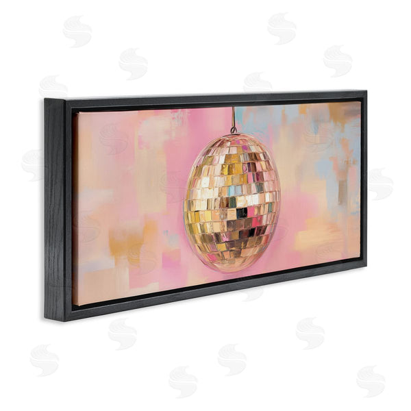 Stupell Industries Nini Art | Gold Hued Disco Ball Wall Art