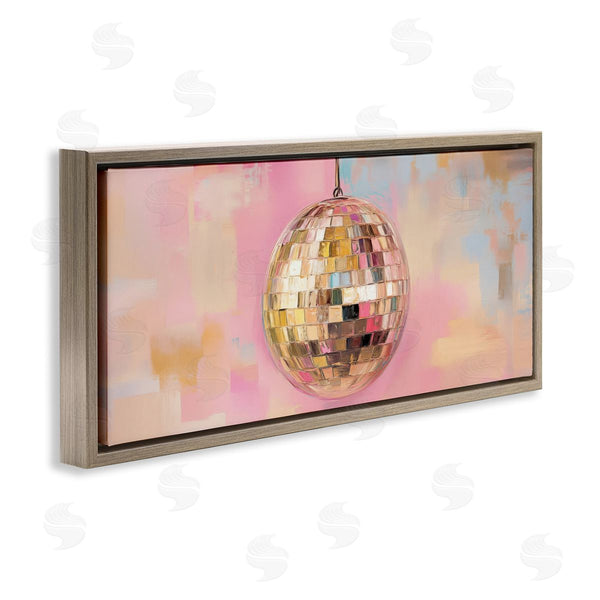 Stupell Industries Nini Art | Gold Hued Disco Ball Wall Art