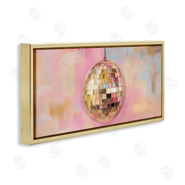 Stupell Industries Nini Art | Gold Hued Disco Ball Wall Art