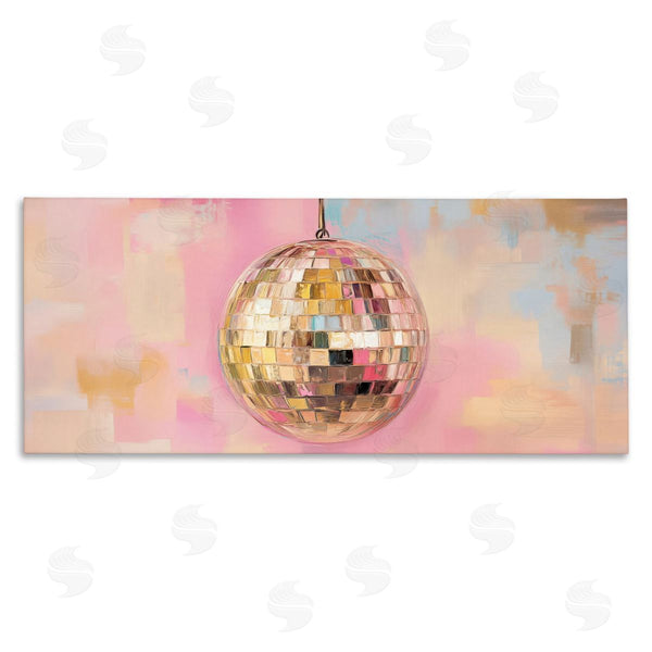 stupell industries Nini Art | Gold Hued Disco Ball Wall Art