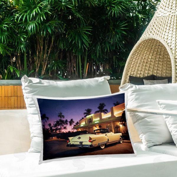 Stupell Industries Noah Bay | Antique Car Tropical Motel
